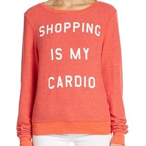 Wildfox Shopping Is My Cardio Sweatshirt